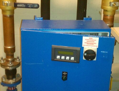 Water booster pump control